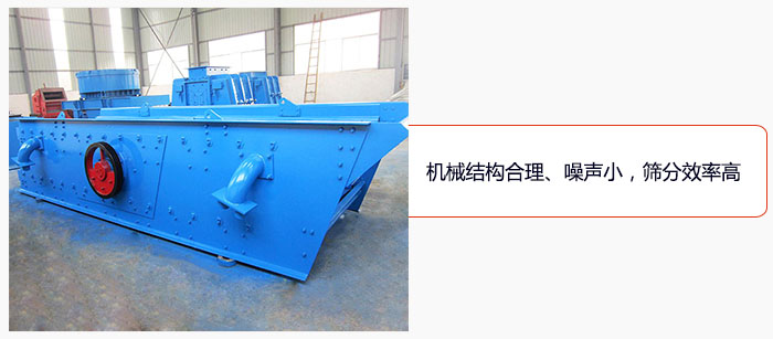 圓振動篩結構合理、噪聲小,篩分效率高