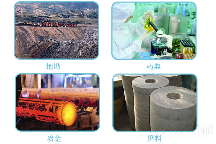 適用行業:地堪，冶金，藥典,磨料